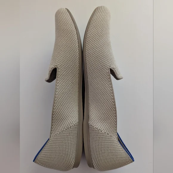 Rothy's Women's Cream Linen Flat The Loafer Shoes Size 10 - Picture 4 of 9